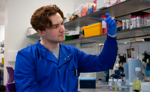 James Christian in the Centre for Cancer Immunology