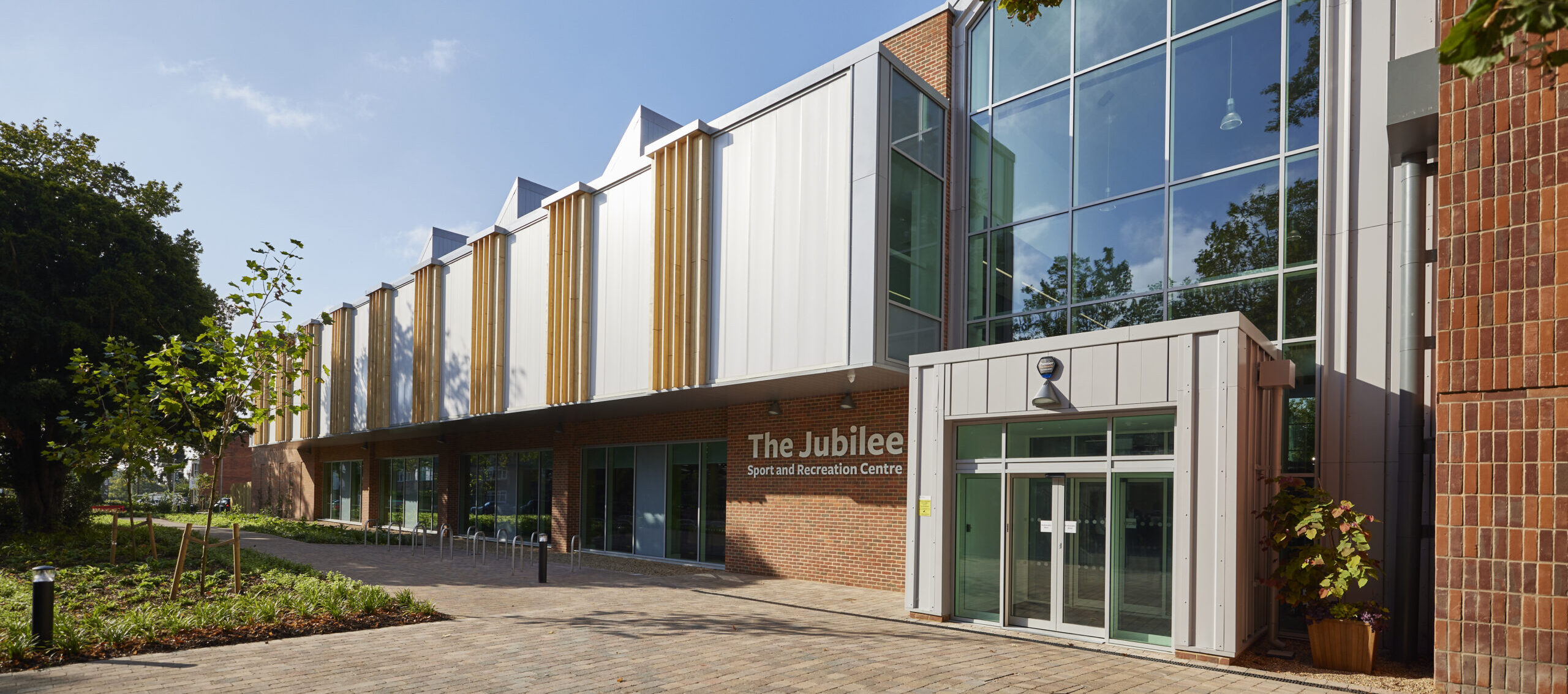 The new extension to Jubilee Sports Hall